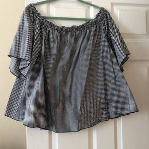 Plus Size Off Shoulder Blouse